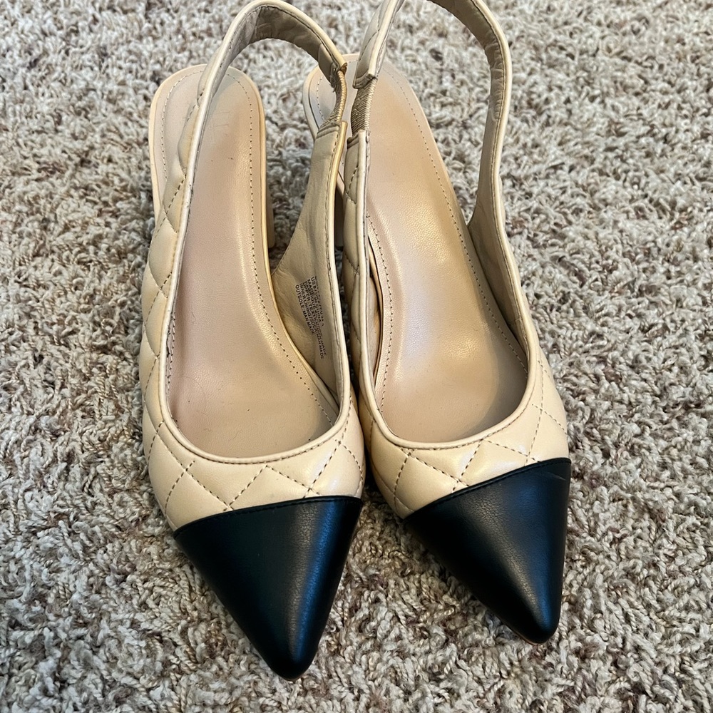 Just Fab Edith sling back shoe